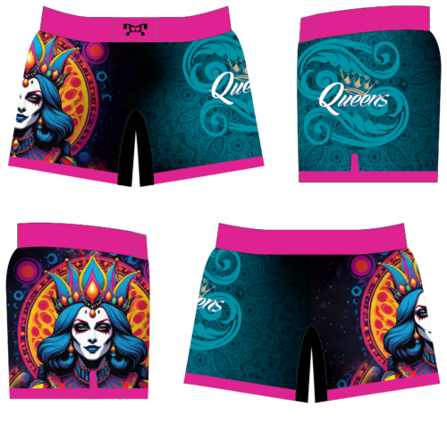 Mississippi Queens Wrestling Club Women's Custom Fight Shorts 2024