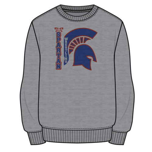North Schuylkill Elementary Sublimated Decal Grey Crewneck