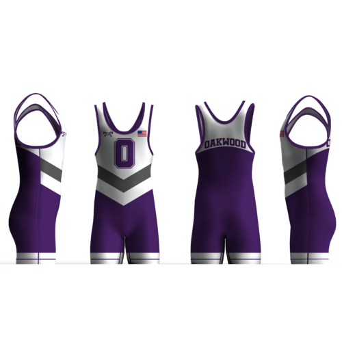 Oakwood youth Wrestling Men Singlet 2024
