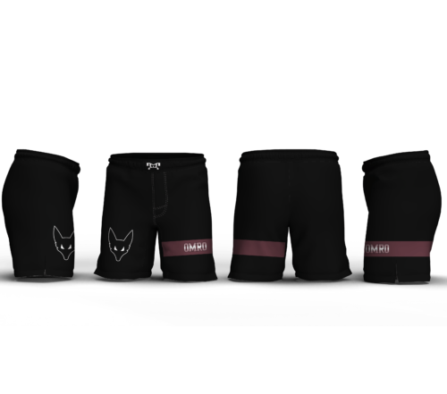 Omro Youth Wrestling Black Waistband Custom Fight Shorts 2024