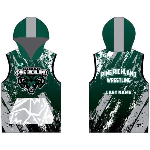 Pine-Richland Club Sleeveless Sublimated Hoodie 2024
