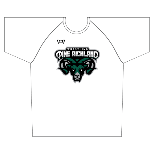 Pine-Richland Club Sublimated White Dri-Fit T-Shirt