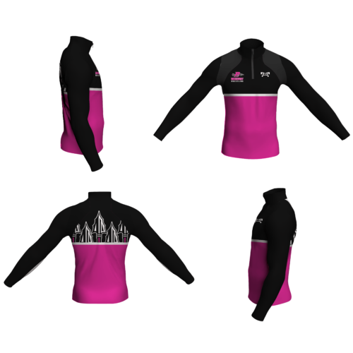 BYWC WV Custom Pink Quarter Zip 2024
