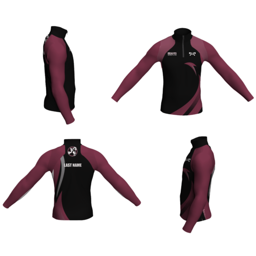 Newton Braves Youth Wrestling Quarter Zip 2024