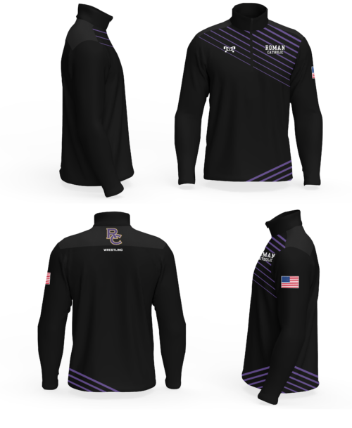 ROMAN CATHOLIC Custom Jacquard Quarter Zip