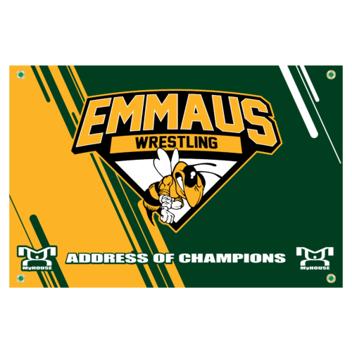 EMMAUS WRESTLING  Custom Team Banner