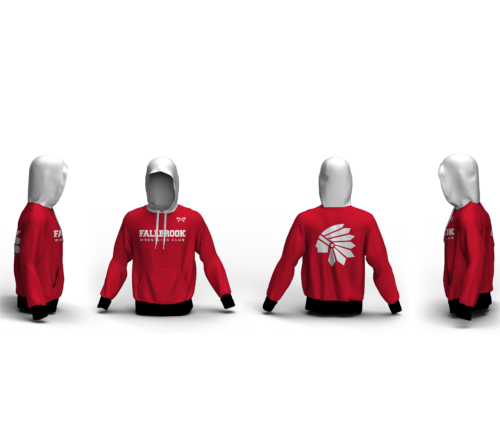 Fallbrook Wrestling Club Custom Sublimated Hoodie 2024