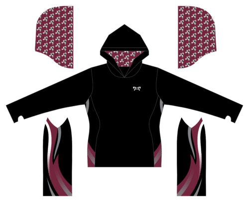 Newton Braves Youth Wrestling Women's Frenzy Hoodie 2024