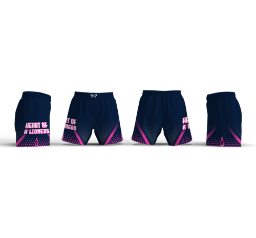 HEART OF A LION  Women's Custom Fight Shorts 2024
