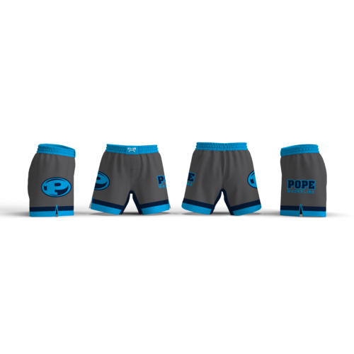 Pope Jr Wrestling Club Women's Custom Micro Stretch Fight Shorts 2024