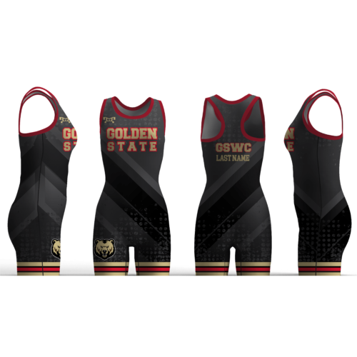 GOLDEN STATE Custom RED Women's Singlet 2024