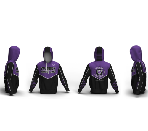Waunakee Wrestling Club Sublimated  Hoodie 2024