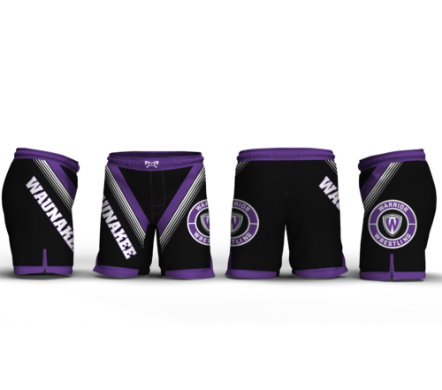 Waunakee Wrestling Club Team 209 Custom Fight Shorts 2024