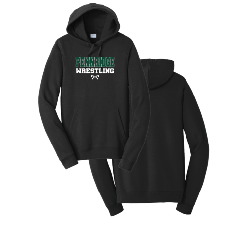 Pennridge Youth Wrestling Heat Press Black Hoodie