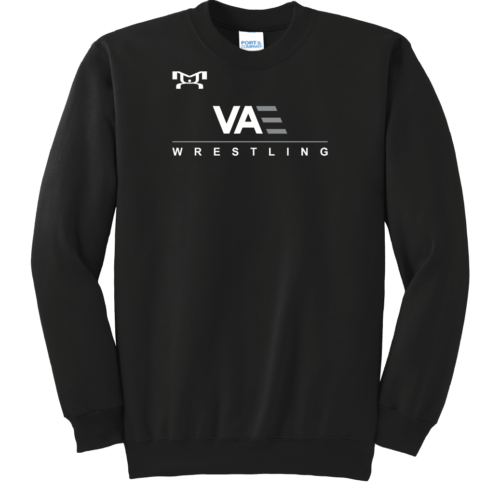 VA Elite Wrestling Club Heat Press Black Crewneck