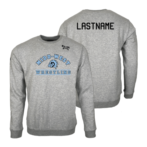 MIDD WEST MUSTANGS MyHOUSE Heat Press Challenger Crewneck