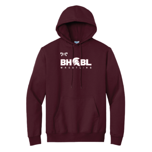 BH-BL Wrestling Custom MAROON Hoodie