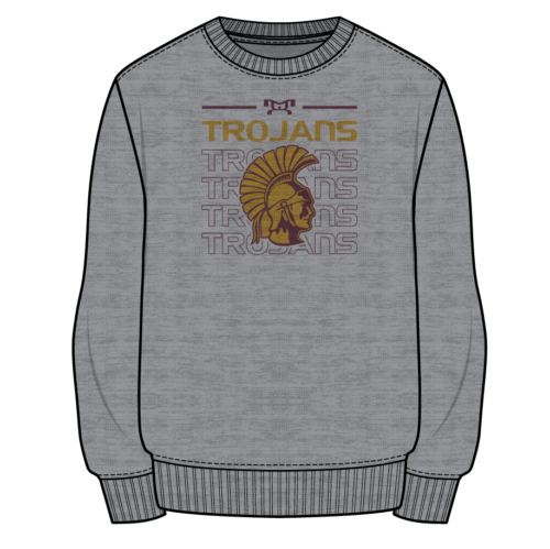 Stanton Sublimated Decal Grey Crewneck