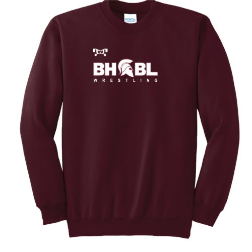 BH-BL Wrestling Custom Black Crew-Neck