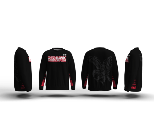 Redhawk Wrestling Club Custom Elite Sublimated Crewneck 2024