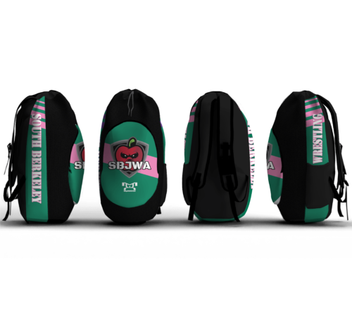South Berkeley Girls Wrestling Sublimated Custom Gear Bag