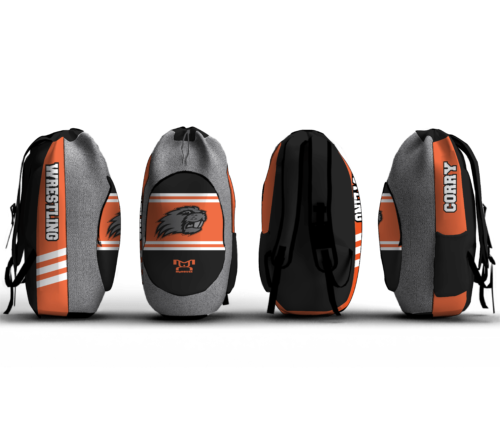 Corry Beavers Girls HS Wrestling  Sublimated Custom Gear Bag