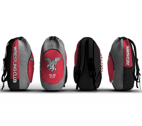 Redhawk Wrestling Club Sublimated Custom Gear Bag