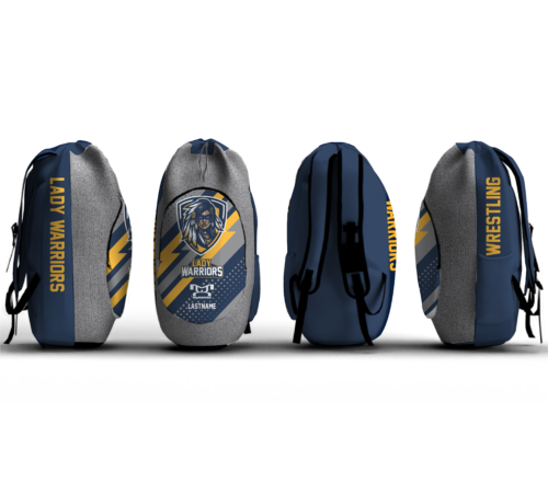 Brookfield HS Women's Wrestling Sublimated Custom Gear Bag