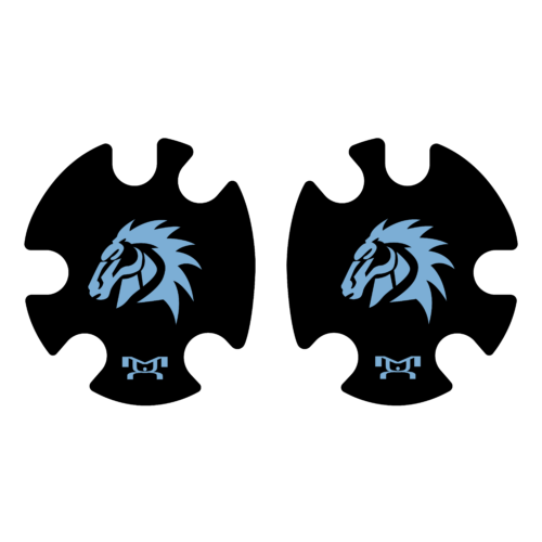 MIDD WEST MUSTANGS Head Gear Decal