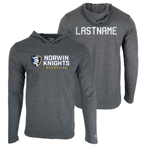 NORWIN JR KNIGHTS Custom Heat Press Long Sleeve Hoodie T-Shirt