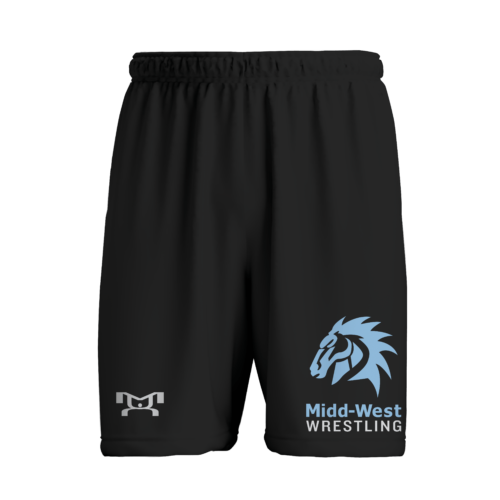 MIDD WEST MUSTANGS Athletic Mesh Short
