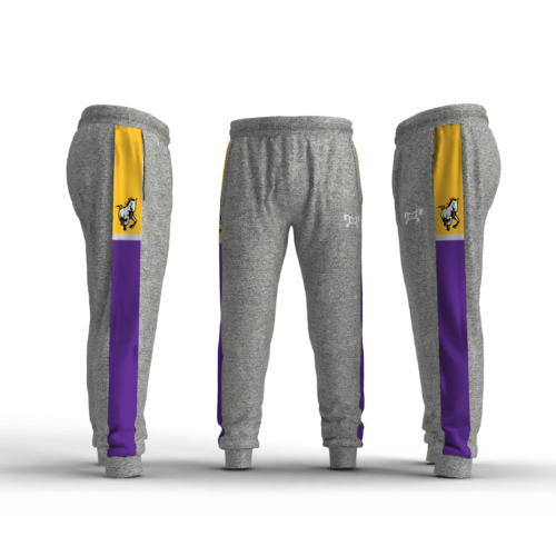 Mustangs Wrestling Club Box Stripe Slim Cut Joggers