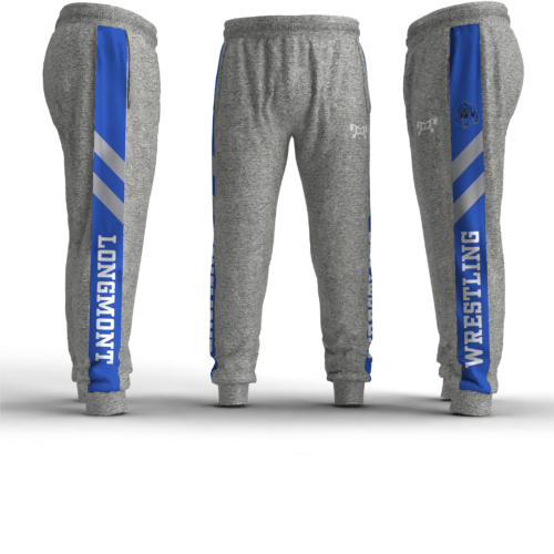 Longmont Wrestling Custom Joggers (Heathered fabric may vary in color & texture)