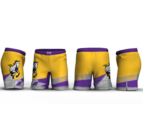 Mustangs Wrestling Club Men's 9" Fight Short