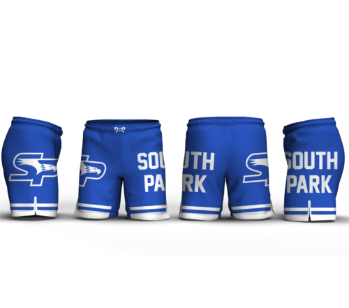 South Park High School Wrestling Custom Micro Peach Fight Shorts 2024
