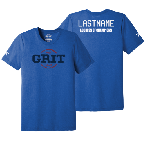 Grit Mat Club ROYAL Address Of Champions Heat Press T Shirt