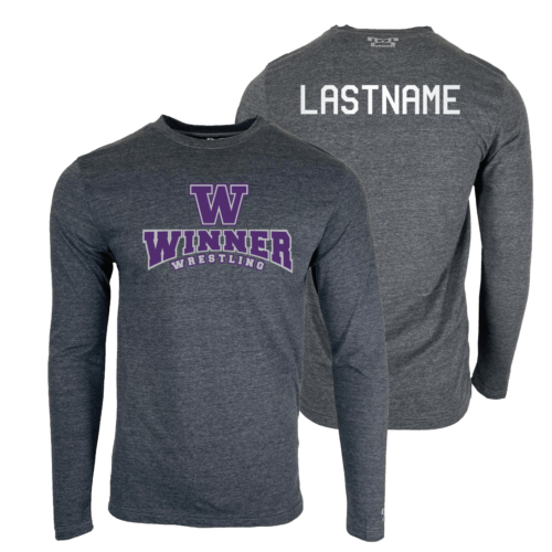 Winner High School  Custom Heat Press Long Sleeve