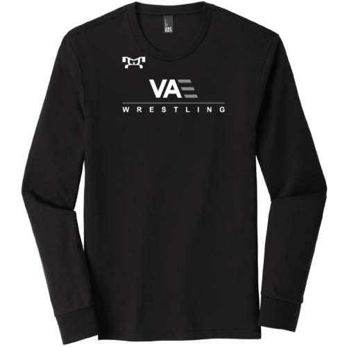 VA Elite Wrestling Club Black Custom Heat Press Long Sleeve