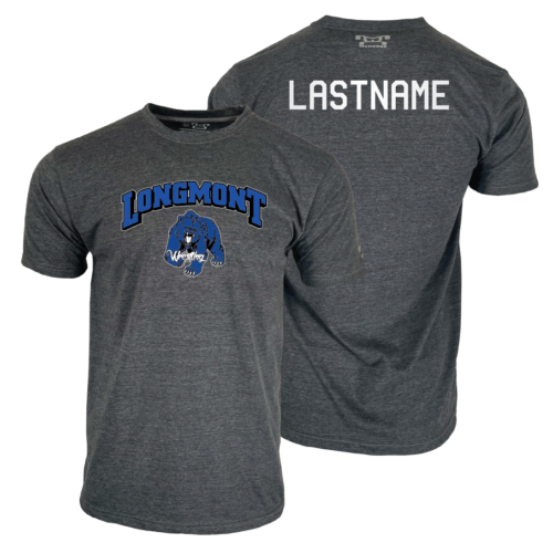 Longmont Wrestling Custom Heat Press T Shirt