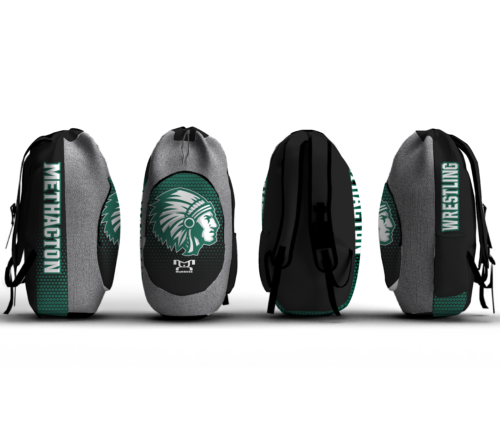 Methacton Warriors Wrestling Sublimated Custom Gear Bag