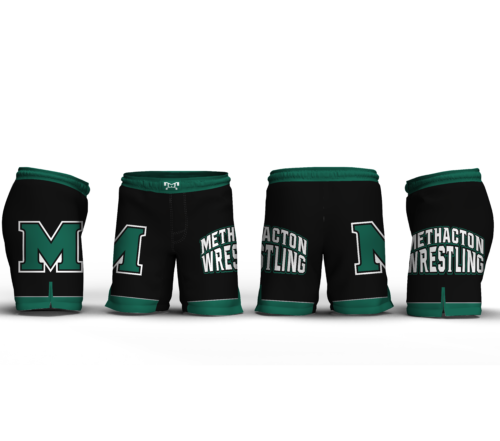 Methacton Warriors Wrestling Custom Fight Shorts 2024