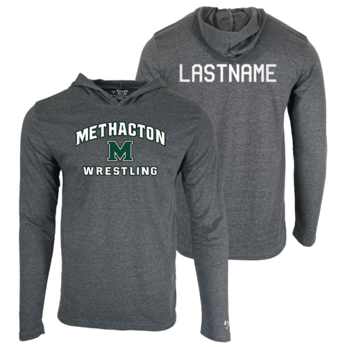 Methacton Warriors Wrestling M Logo Long Sleeve Hoodie