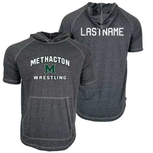 Methacton Warriors Wrestling M Logo Short Sleeve Hoodie 2024