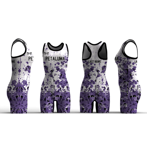 Petaluma High School PAINT SPLATTER Women's Custom Singlet