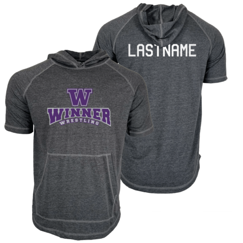 Winner High School  Short Sleeve Hoodie