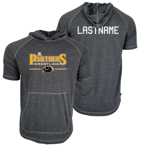 Reed Custer Jr Panthers  Short Sleeve Hoodie 2024