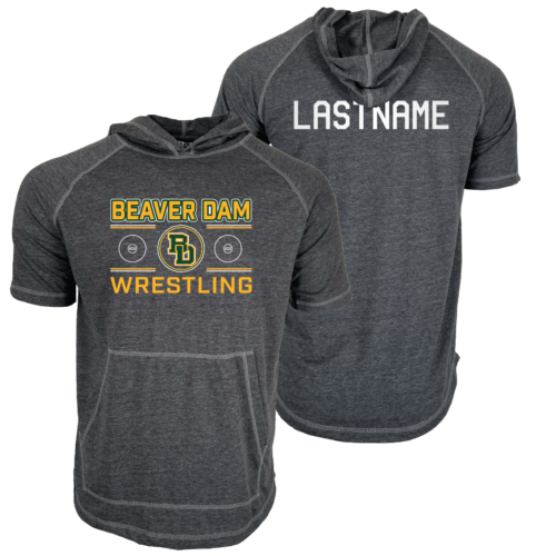 Beaver Dam High School HEAT PRESS Short Sleeve Hoodie T-Shirt