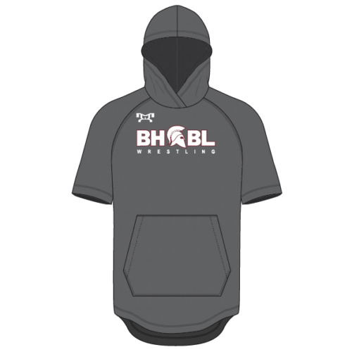 BH-BL Youth Wrestling Custom Heat Press Short Sleeve Hoodie T-Shirt