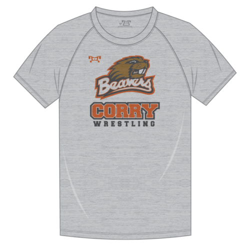 Corry Beavers Girls HS Wrestling Custom Sublimated Decal T ShirT 2024