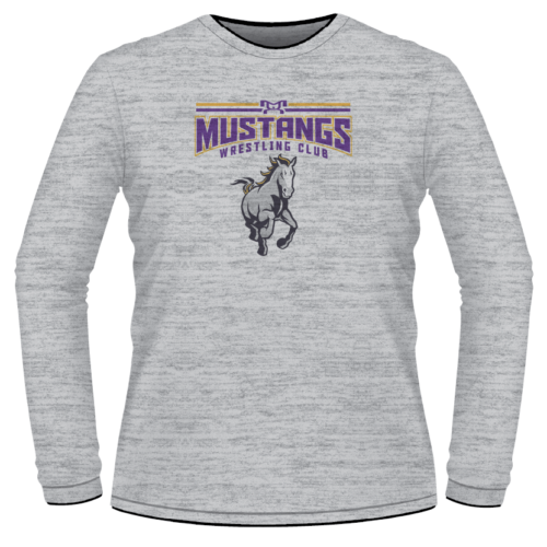 Mustangs Wrestling Club Custom Sublimated Decal Long Sleeve